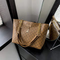 Elegant Leather Tote Bag - Vellah