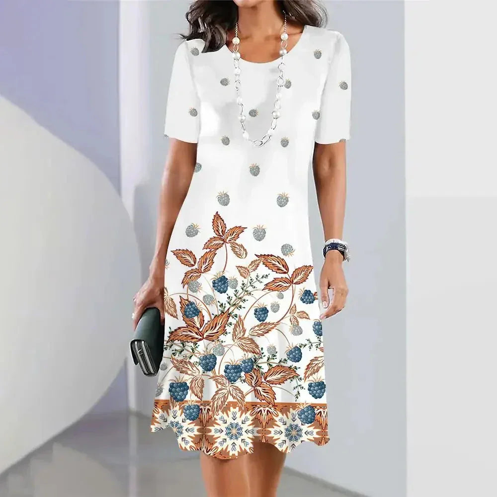Loose Midi Dress Heloísa - Vellah