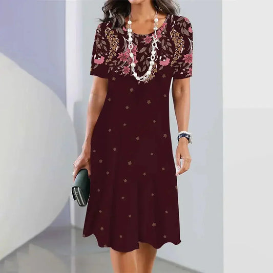 Loose Midi Dress Heloísa - Vellah